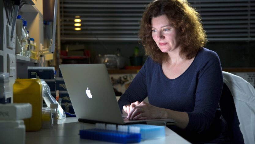 Professor Turi King laptop